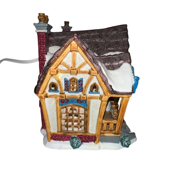 Rare Vintage 2001 Lemax Ye Olde Silversmith Village Pieces Lighted Fine Silver - Picture 5 of 10